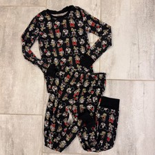 Disney Mickey Mouse  Friends Pajama Set Kids Size L Long Sleeve Top Pants