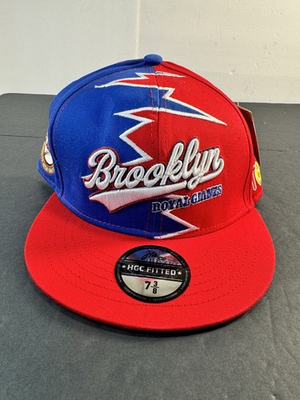 #ad Brooklyn Royal Giants NLB Fitted Baseball Hat 1936 Tisa Headgear Sz 7 3 8 NWT $6.30