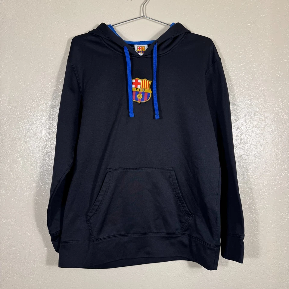 Suéter Foodie FC Barcelona Hombre Mediano Negro Manga Larga Mercancía Oficial  Foto 2 de 4