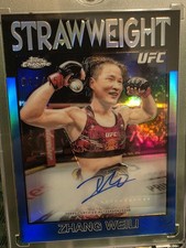 Zhang Weili Chrome 2026 Blue Refractor /150