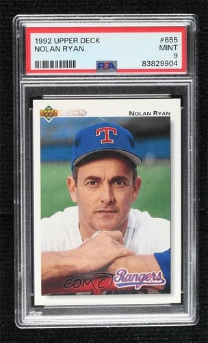 1992 Upper Deck Nolan Ryan #655 PSA 9 MINT HOF 0hj7