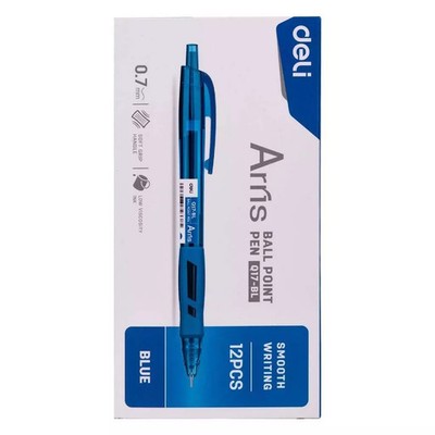 6973083727994 Pióro kulkowe 0,7mm Arris niebieskie (12szt) DELI