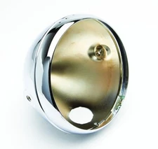 TOP QUALITY UK MADE CHROME HEADLAMP/RIM ASSY TRIUMPH BONNEVILLE T140 TR7 1973-78