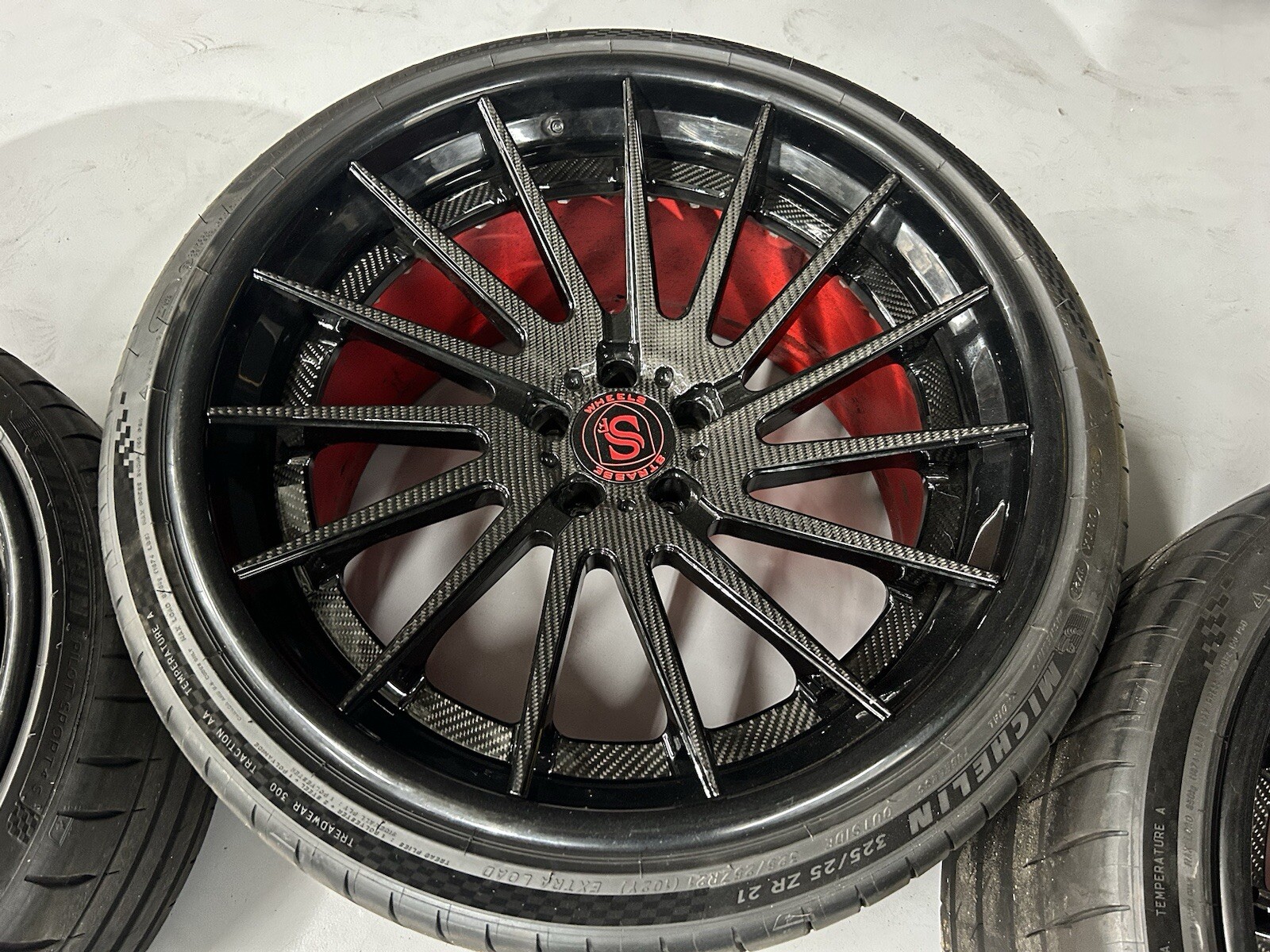 Strasse SV15T Wheels Carbon fiber 5x112 Mclaren Lamborghini Mercedes Audi