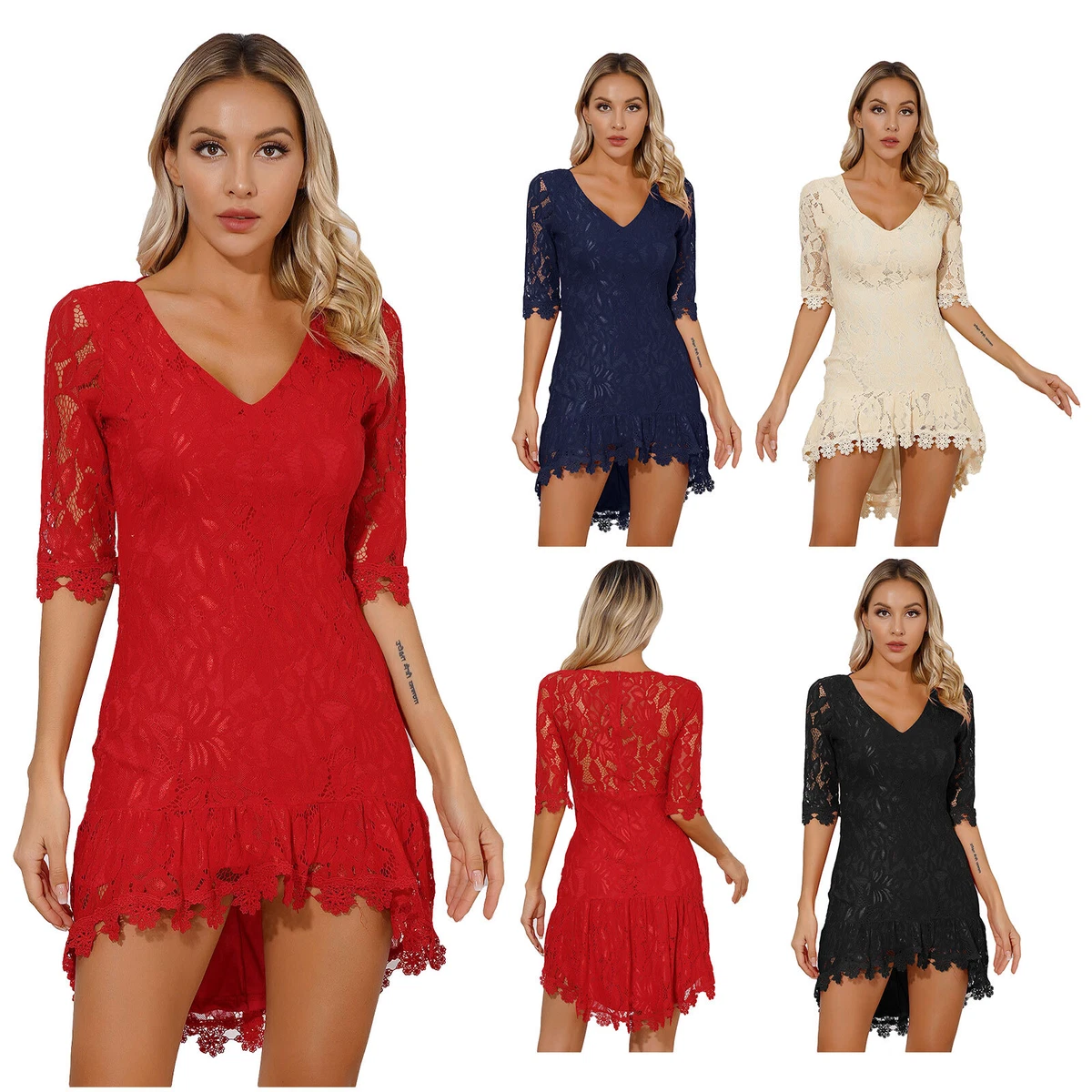 Half short half long hotsell dress