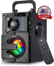 Altavoces Bluetooth port tiles con subwoofer y sonido est reo inal mbrico US NEW