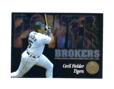 1994 Leaf Power Brokers #7 Cecil Fielder Detroit Tigers