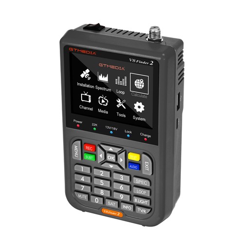 GTMEDIA V8 Sat Finder 2 Finder Satelliten Messgerät DVB-S/S2/S2X 3.5 inch LCD - Afbeelding 14 van 26