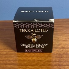 Terra Lotus Organic Grass-Fed Beef Tallow Balm with Raw Honey 2oz Lavender