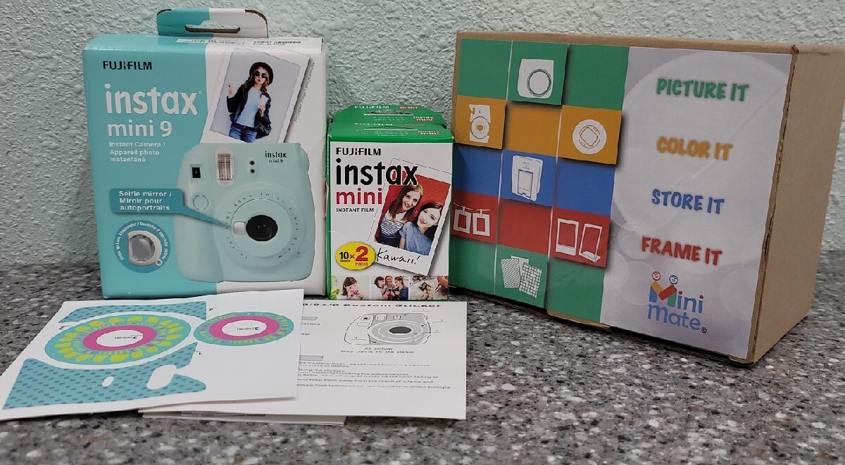 Fujifilm Instax Mini 9 Camera Bundle with 40 Sheets Film and Protective Case-image