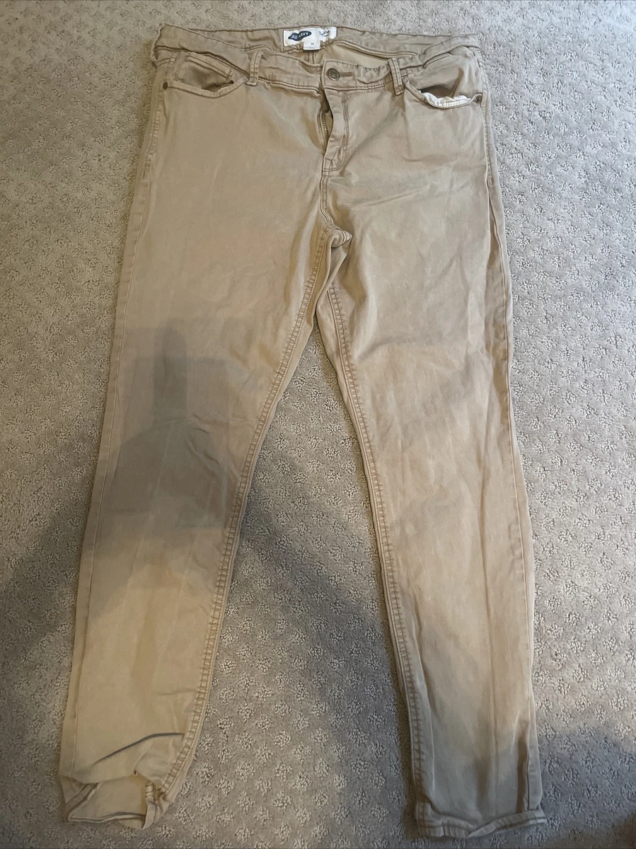 Old navy hotsell rockstar khaki jeans