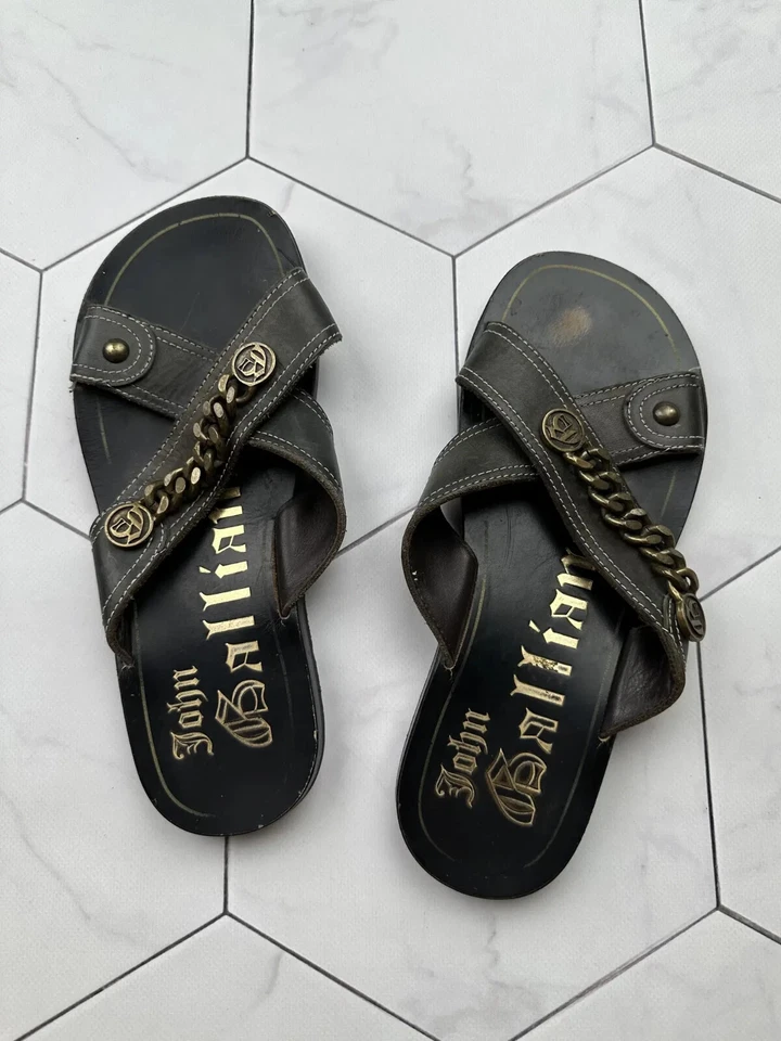 Винтажные редкие сандалии женские John Galliano размер 40 - Изображение 4 из 4