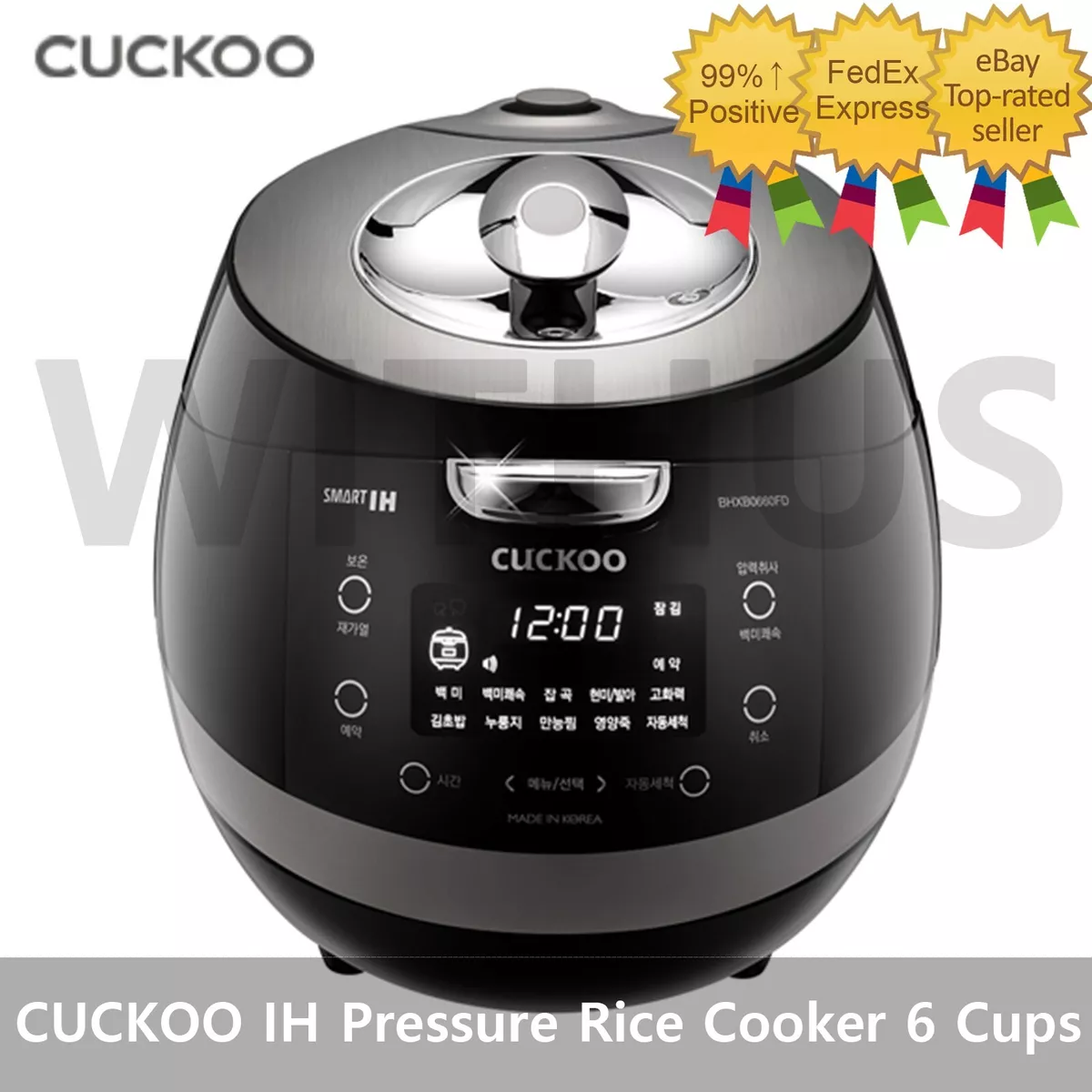 CUCKOO CRP BHXB0660FD IH Pressure Rice Cooker 6Cups AC 220V 60Hz