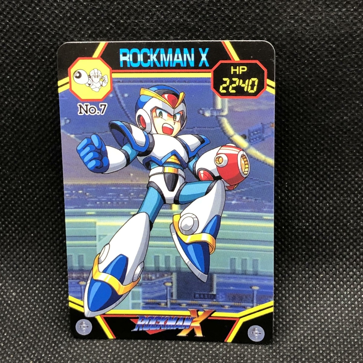 Rockman X Megaman X No.7 Card 2018 Bandai Very Rare Japanese