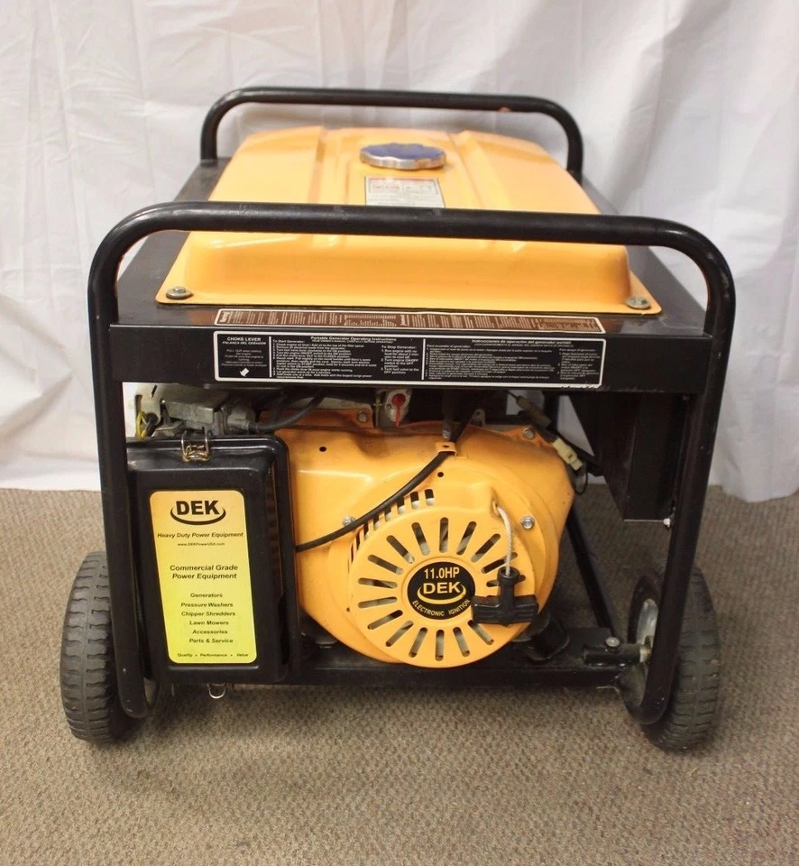 DEK 5650 GENERADOR DE GAS EQUIPO DE ENERGÍA DE ALTA RESISTENCIA E15253-1 (JOO) CTR-A5FLR Foto 4 de 4