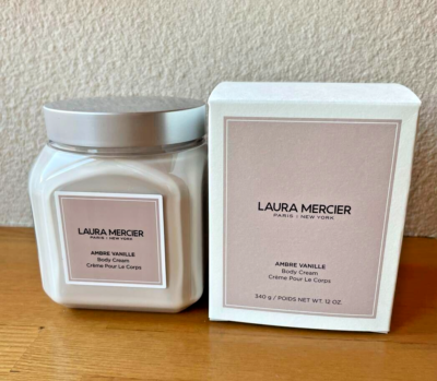 LAURA MERCIER amber vanilla Whipped body cream 340g NEW LAURA MERCIER amber vanilla Whipped body cream 340g NEW