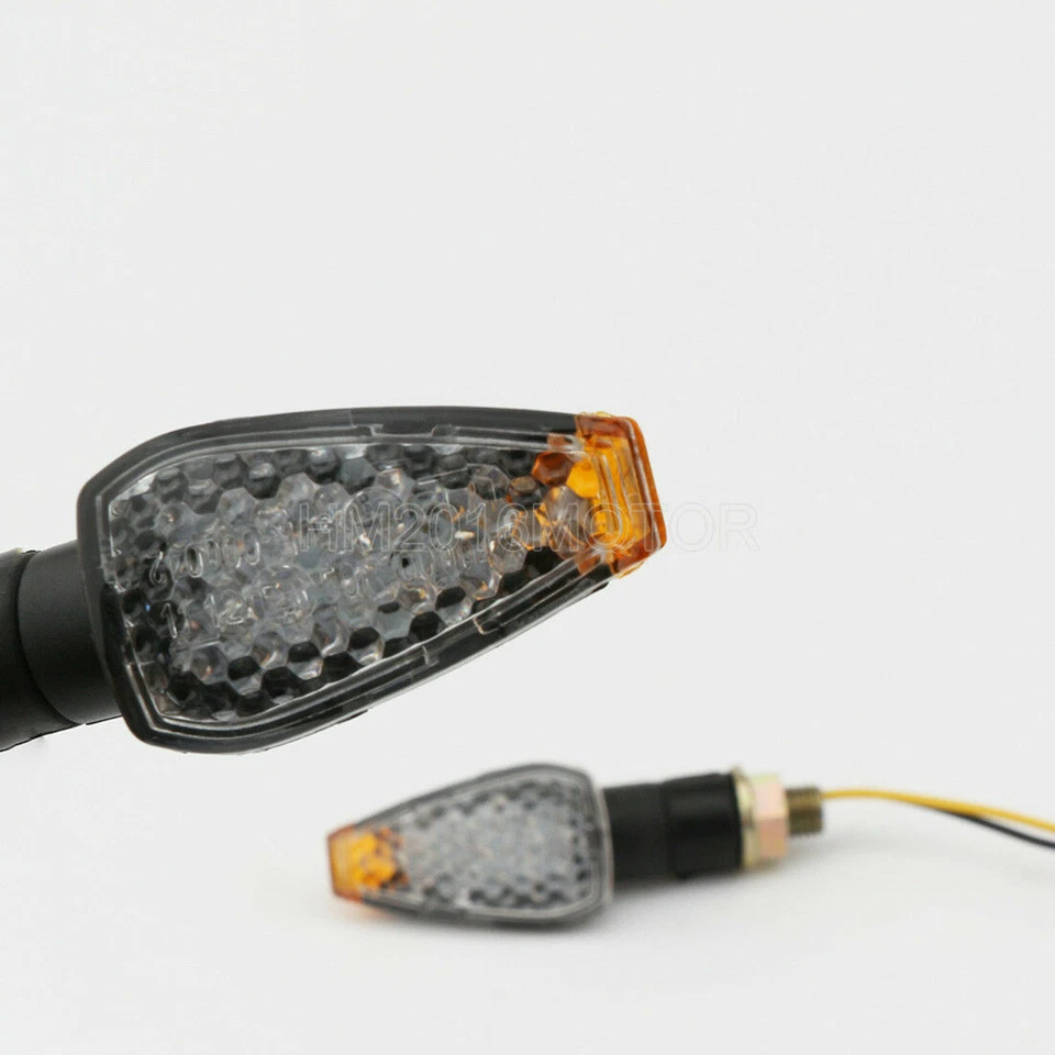 Mini señales de giro LED de plástico de 3,5" ámbar para Yamaha YZF R 1 1S 6 FZ 1 6 R 600R Foto 4 de 4