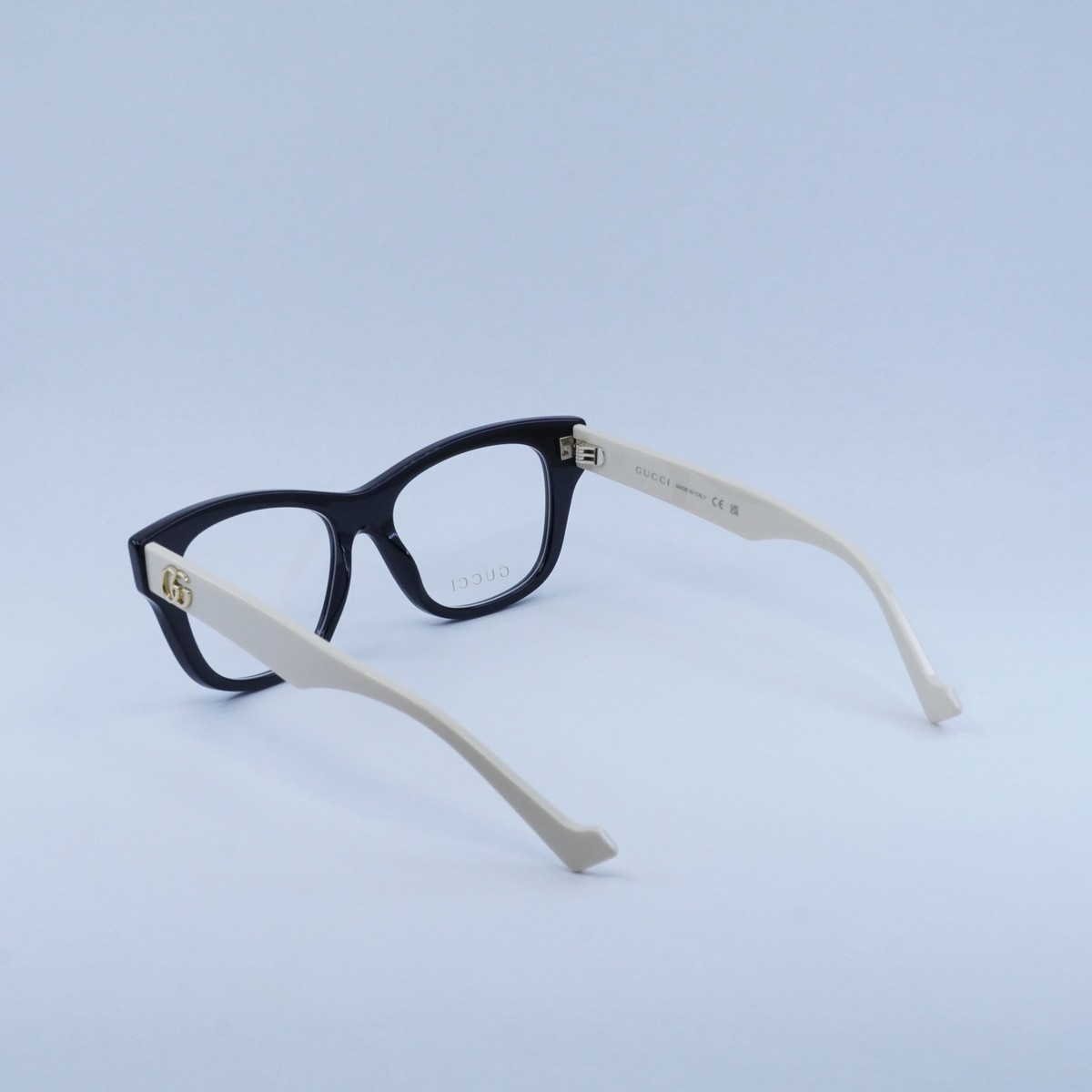 NEW GUCCI GG0999O 002 Black/White 52mm Eyeglasses | eBay