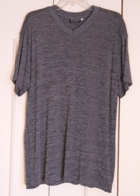 Vintage Fenix Men's T-Shirt XL MINT! Shiny Sheen Black/Gray/Silver 1999 Tee