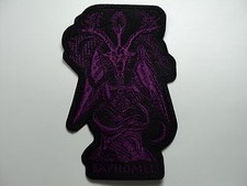BAPHOMET PURPLE EMBROIDERED PATCH