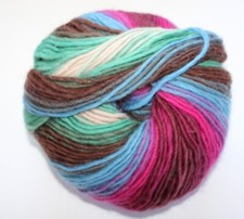 Ferner Wolle Filzmich  Pink Brown Blue Green Virgin Wool Nylon 200gr 200m