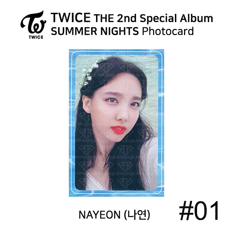 TWICE SUMMER NIGHTS DANCE THE NIGHT AWAY Official Photocard NAYEON