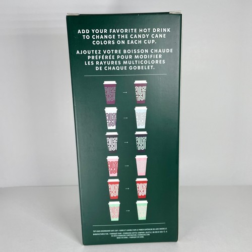 STARBUCKS Reusable Color Changing Hot Cups CHRISTMAS HOLIDAY 2020 6 Pack - Picture 3 of 4