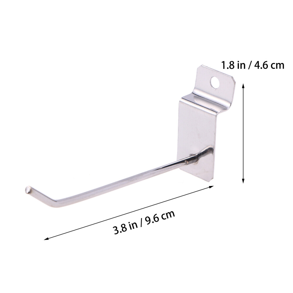 20 Pcs Panel Hooks Slat Board Pegs Wall Mounted Shelves Steel Wire eBay