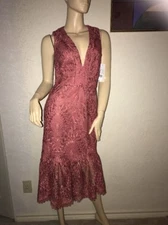 Nicole Miller Collection  Lace Dress Size 2 New With Tags $550