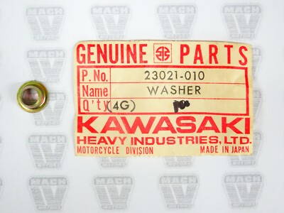 Kawasaki NOS NEW 23021-010 Washer H2 S2 BN EJ EL EN F7 F9 F11 KE KL KM KZ KLT VN