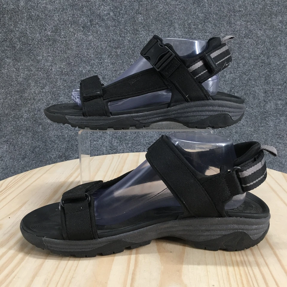 Sandalias Ozark Trail Para Hombres 10 Aire Libre Senderismo Tirantes Negras Punta Abierta Hebilla Informales Foto 2 de 4