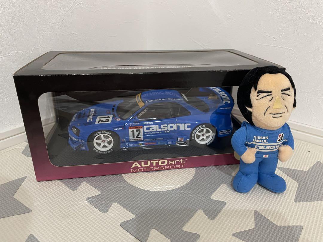 ミニカー AUTOart JGTC 2002 Calsonic Skyline 1/18 JGTC 2002 Calsonic Skyline 1/18 scale minicar Autoart MINT