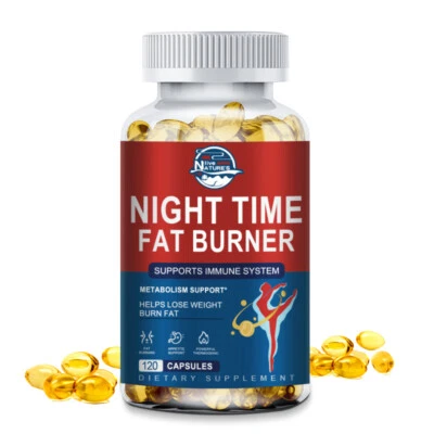 NATURE'S LIVE FAT BURNER Kapseln - 120 Pcs Abnehmen für Gewichtsverlust - Appetitzügler