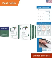 Printer Paper, Premium Color 32 lb Copy Paper, 8.5 x 11 - 8 Ream | 4000 Sheet...