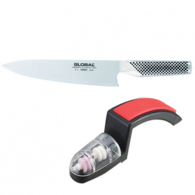 Global Kochmesser G-2 + Minosharp Messerschärfer Aktion