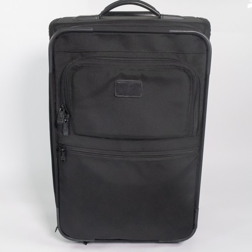 TUMI Suitcase 21" 2-Wheel Nylon Black Ballistic Carry On Travel Luggage 2205D3 - Picture 2 of 21