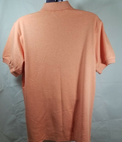 Grant Thomas Men's Orange Short Sleeve Cotton Polo Shirt Size L - Picture 5 of 6
