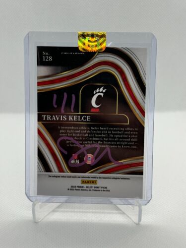 2024 John Rudolph Signed Auto Art Card Travis Kelce Unique 1/1 Select - Picture 2 of 2