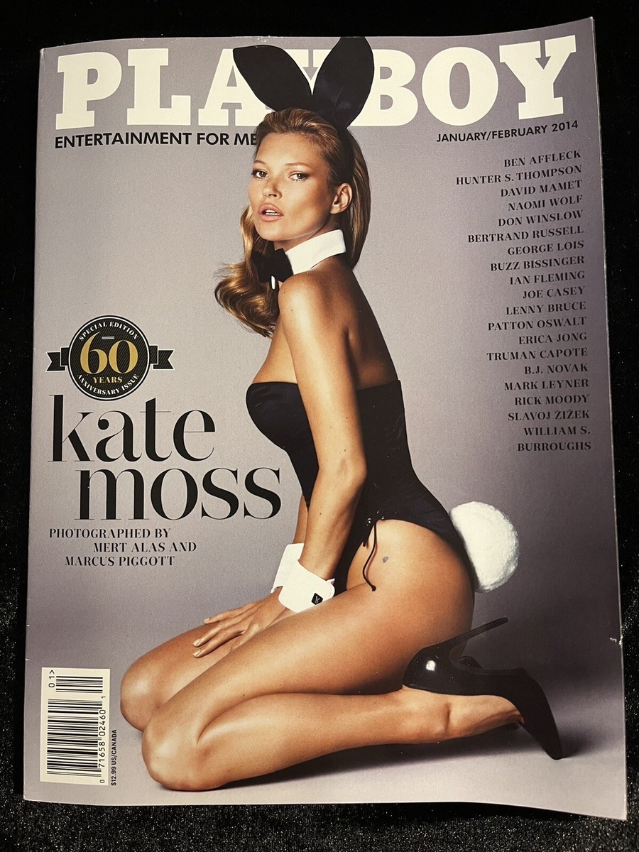 Playboy jan/feb 2014 Kate　Moss Playboy, January/February 2014, 60th Anniversary Issue, Kate