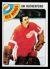 1978-79 Topps #74 Jim Rutherford Detroit Red Wings Hockey Card