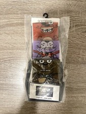 FNAF Five Nights at Freddy  s Bonnie Foxy Character Design Boys Crew Socks NEW