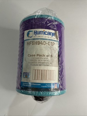 Hurricane HF6H940-01P Platinum Purple Pool and Spa Filter Cartridge Replacement