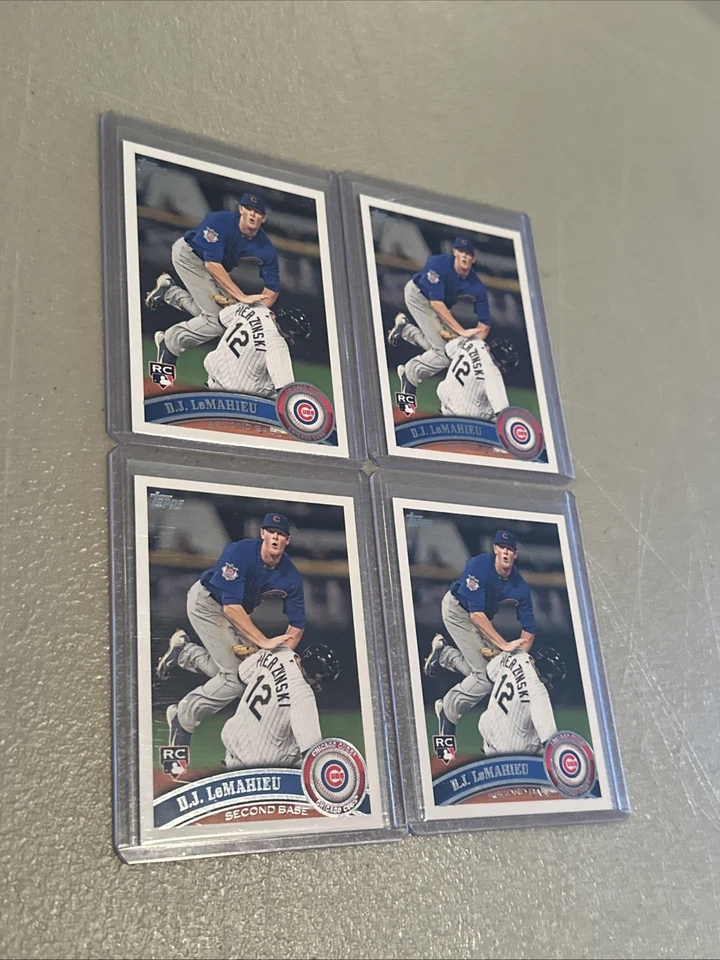 2011 Topps Update Series - D.J. LeMahieu #US205 (RC) Lot Of 4. - Image 3 of 4