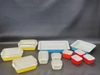 Vintage Primary and Design Pyrex Baking Pans