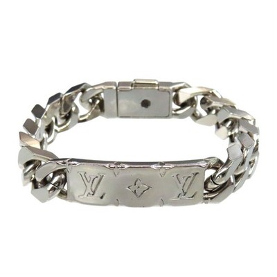 LOUIS VUITTON Monogram Kette Armband Metall Unisex 【A】