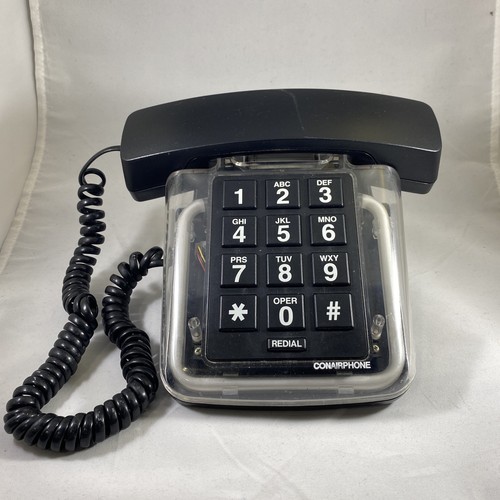 Vintage Conairphone Neon phone. #sw-550. Brilliant blue neon. See video!