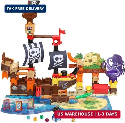 Marble Rush Pirates Cove Adventure Set Marble Run Toy