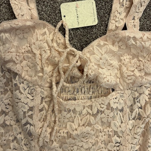 Body para mujer Free People Intimately Strike A Pose melocotón talla XS - NUEVO CON ETIQUETAS $78 - Imagen 7 de 20
