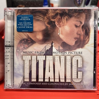 Titanic CD Motion Picture Soundtrack 1997 James Horner Composed Celine Dion