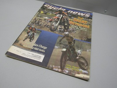 CYCLE NEWS NEWSPAPER  MAY 22 2002 NUMBER 20 GLEN HELEN MX STEWART CARMICHAEL